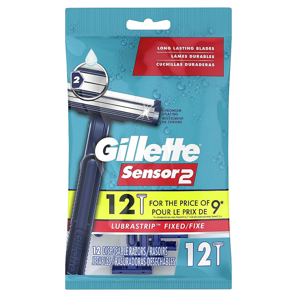 Gillette Sensor2 Fixed Head Einwegrasierer für Herren