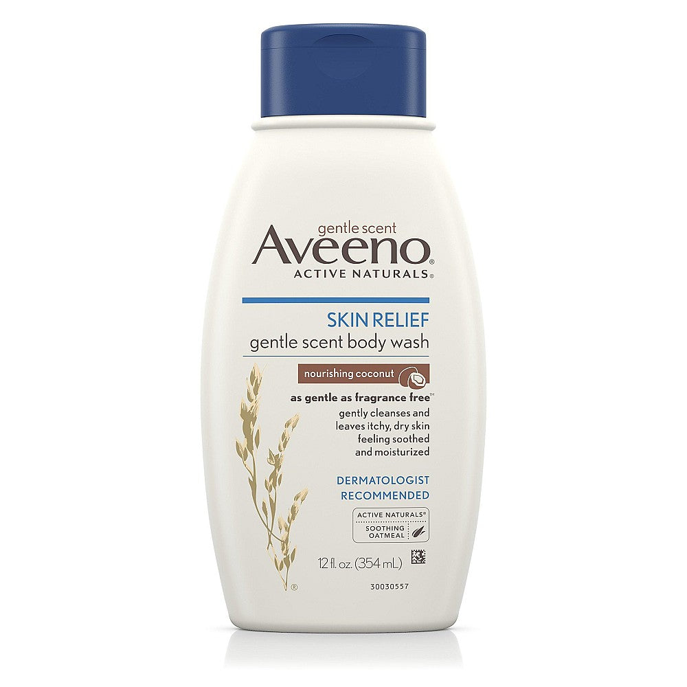 Aveeno Sapun trupi, lehtësim për lëkurën, aromë delikate, kokos ushqyes 354 ml
