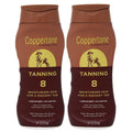 Locionë për nxirje dhe shkëlqim Coppertone me vitaminë E SPF 8, 8 fl. oz.