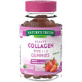 Nature's Truth Beauty Kollagen Typ 1 + 3 Gummibärchen – Natürliches Erdbeeraroma 60 Stück
