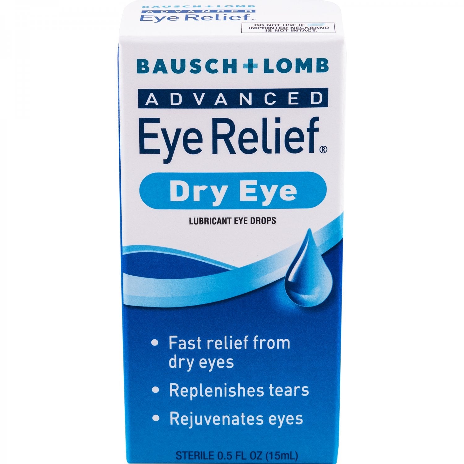 Pika lubrifikuese Bausch + Lomb për lehtësimin e syve të thatë, Rindërtuese 0.5 fl oz