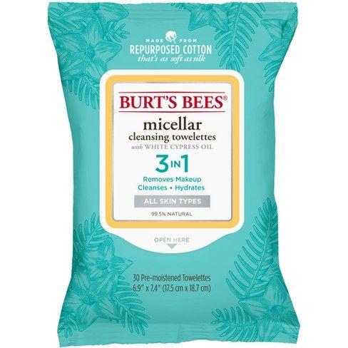 Burt's Bees 3-in-1 Mizellen-Reinigungstücher 30 Stück