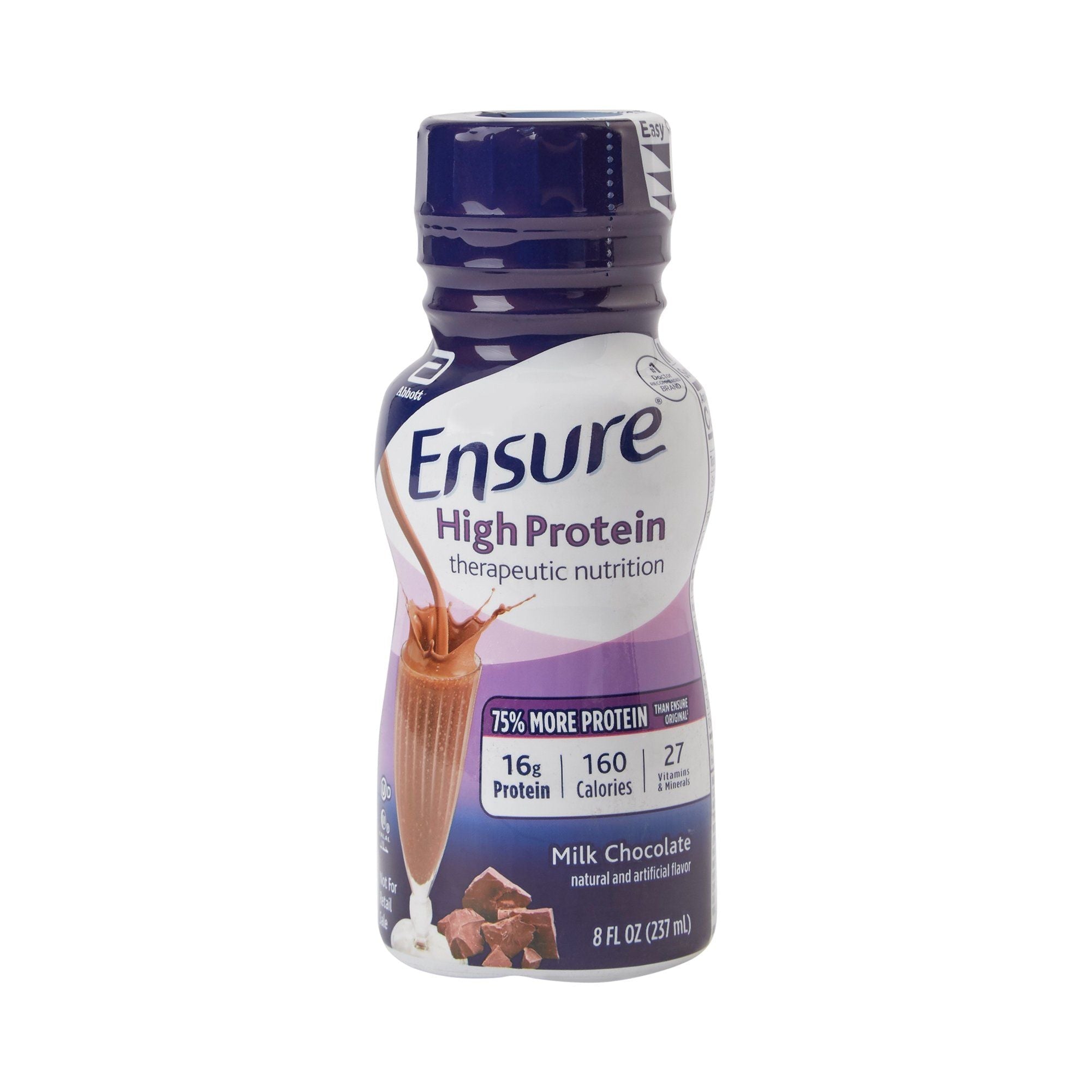 Suplement Oral me Çokollatë me Proteinë të Lartë, Kuti me 24 Copë