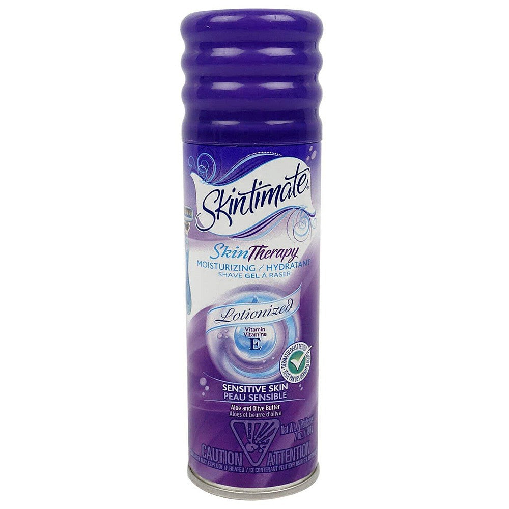 Xhel rroje hidratues Skintimate Skin Therapy, i ndjeshëm, 7 Oz