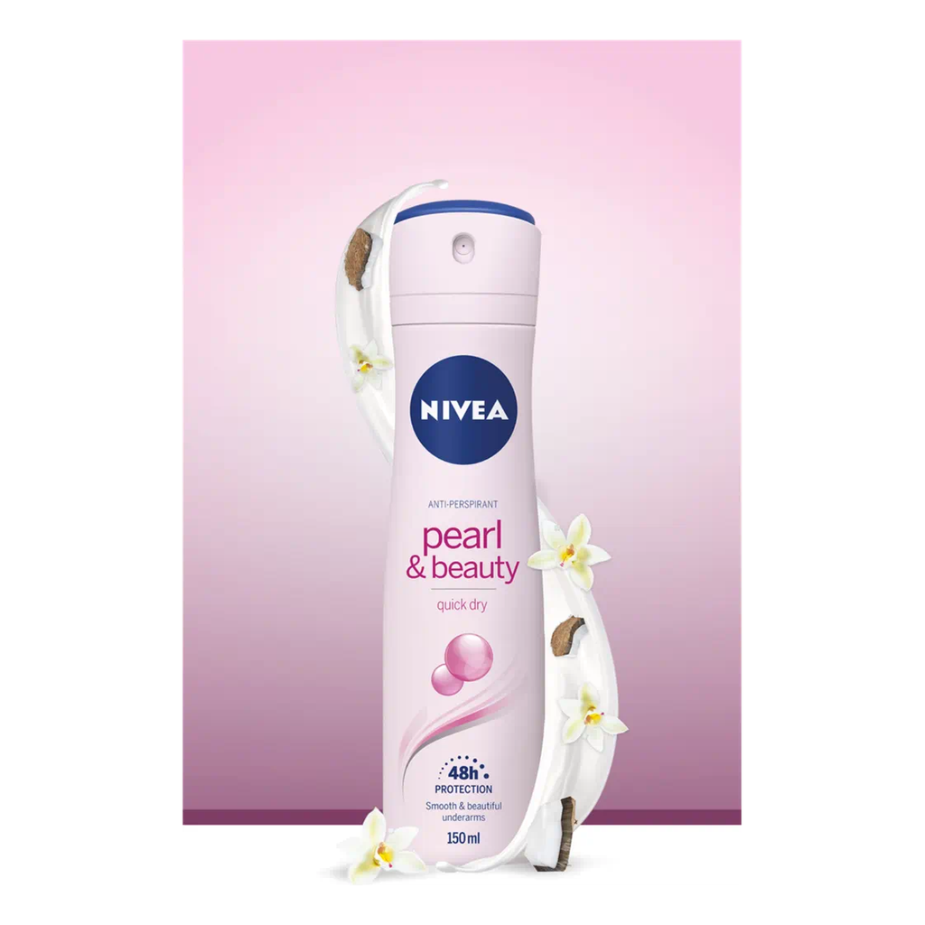 Nivea Pearl & Beauty Spray Antiperspirant me Mbrojtje 48h 150ml