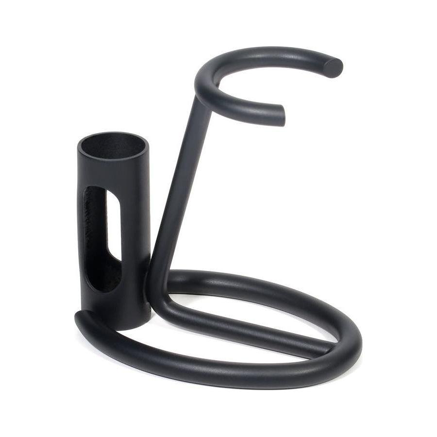 Omega Halter 206 Dunkelbraun für Rasierpinsel und Rasierer