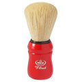 Omega S10049 S-brush Synthetischer Rasierpinsel - Verschiedene Farben (Rot, Weiß, Schwarz)