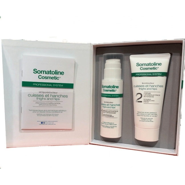 Somatoline Cosmetic Professional System Oberschenkel und Hüften Liporeduzierendes KIT