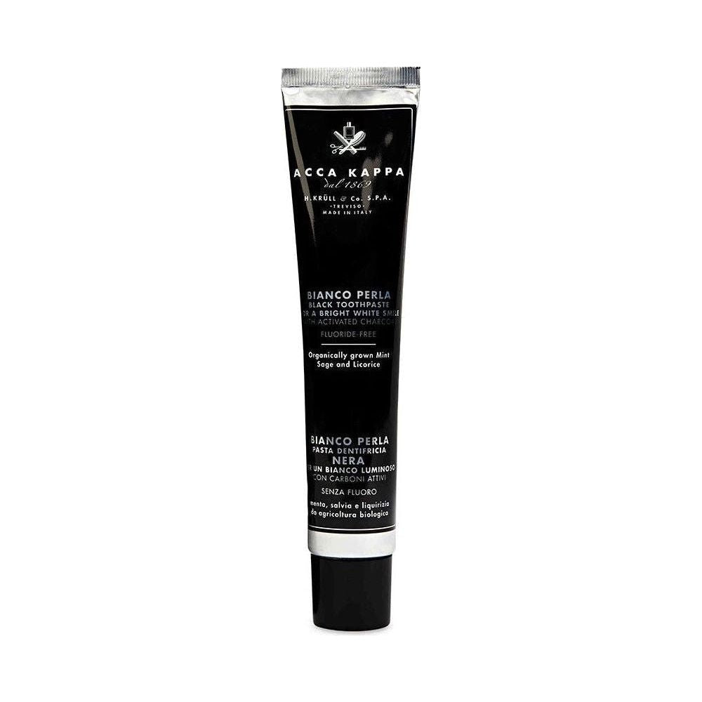 Acca Kappa Blanco Perla Schwarze Zahnpasta Fluoridfrei 100ml