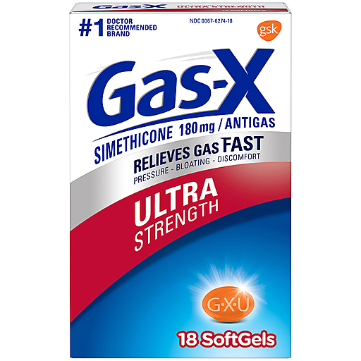 Gas-X Kapsula të Buta me Fuqi Ultra për Lehtësim