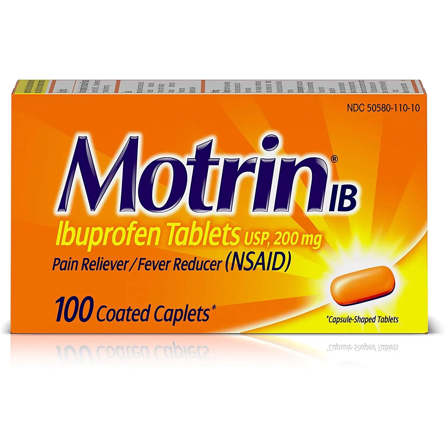 Motrin IB (Ibuprofen) 200 mg tableta, 6 pako me nga 4 tableta