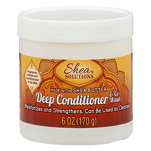 Shea Solutions Tiefenpflege-Conditioner & Co-Wash – Reine Sheabutter (170 g)