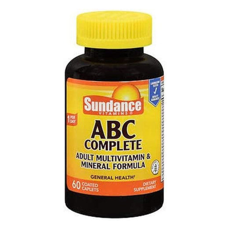 Sundance Vitamins® ABC Complete Adult Multivitamin & Mineral – 60 Überzogene Kapseln