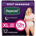 Brenda Depend Silhouette Përthithje Maksimale për Gratë, Të Mëdha - 24 Copë (2 Pako me 12)