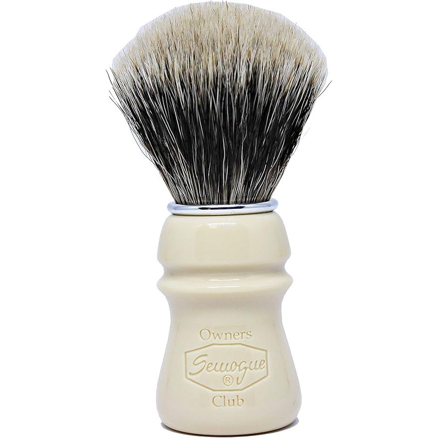 Semogue Owners Club Soc Taj Resin Finest 2-Band Dachshaarpinsel