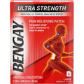 Bengay Ultra Strength Schmerzlinderndes Pflaster für Rücken und Hüfte, groß 10 x 20 cm - 4 St.