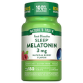Nature's Truth Melatonin, 3 Mg, Tableta që treten shpejt, Shije natyrale manaferre