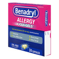 Benadryl® Allergy Dye-Free Liqui-Gels – 24 Capsules