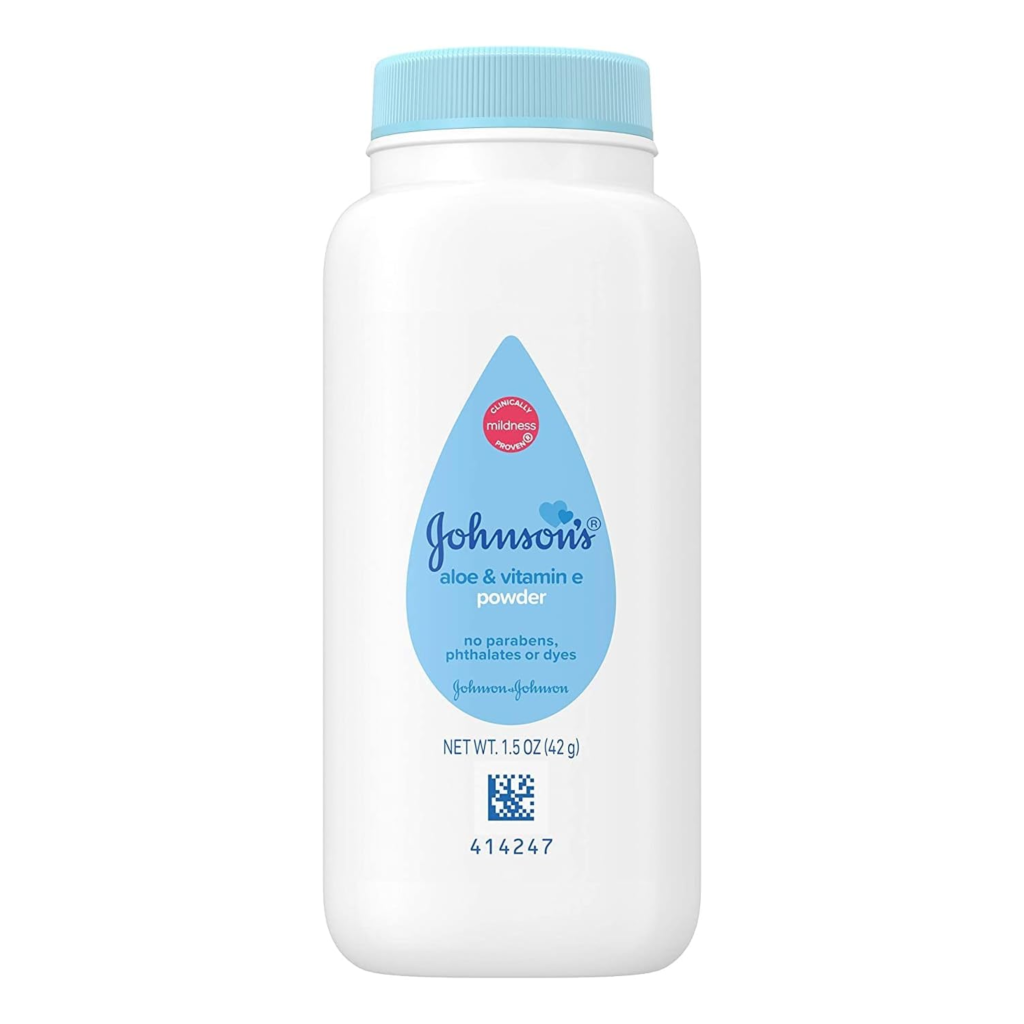 Johnson's Baby Puder mit reiner Maisstärke, beruhigender Aloe und Vitamin E