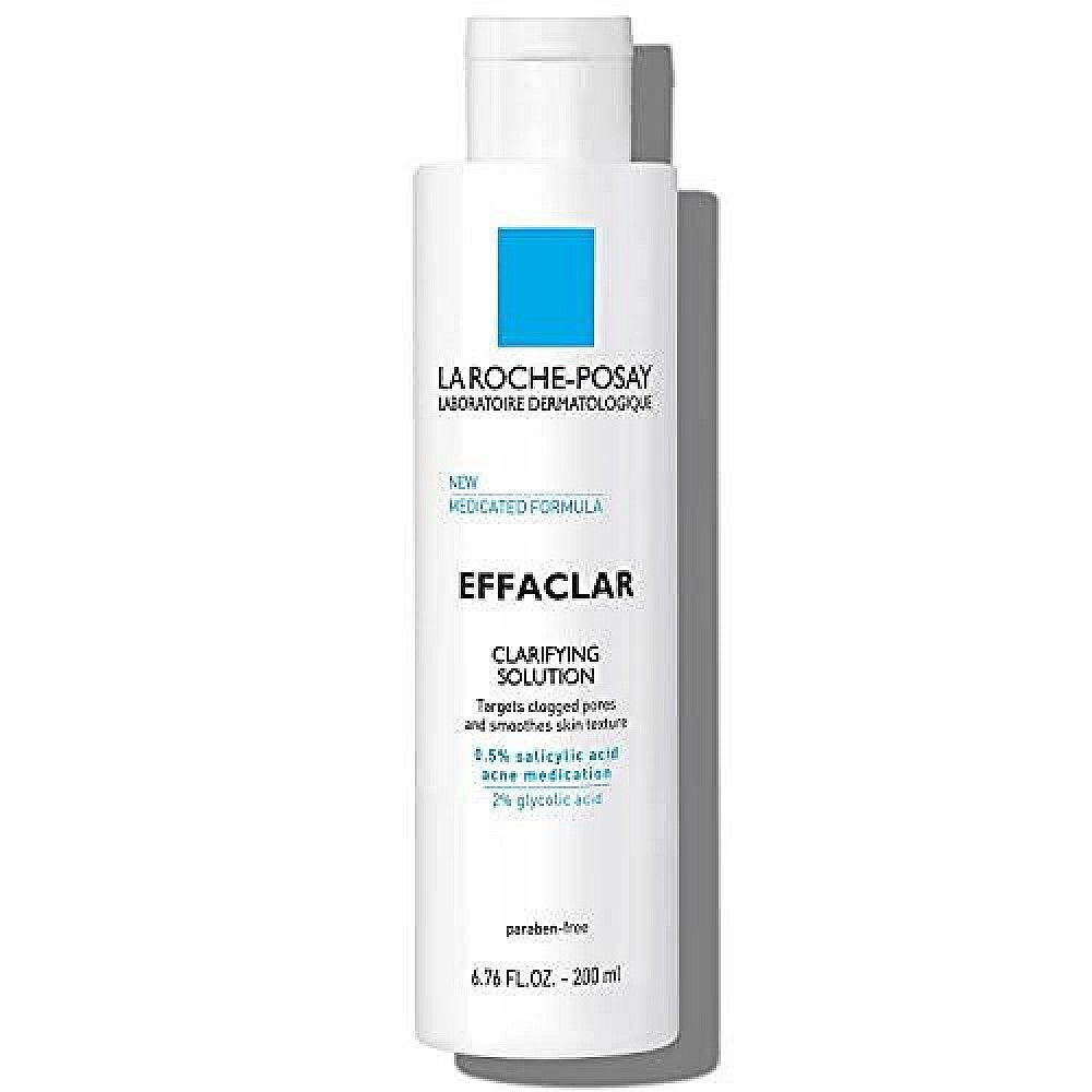 La Roche-Posay Effaclar Klärende Lösung Akne-Toner mit Salicylsäure, 200 ml