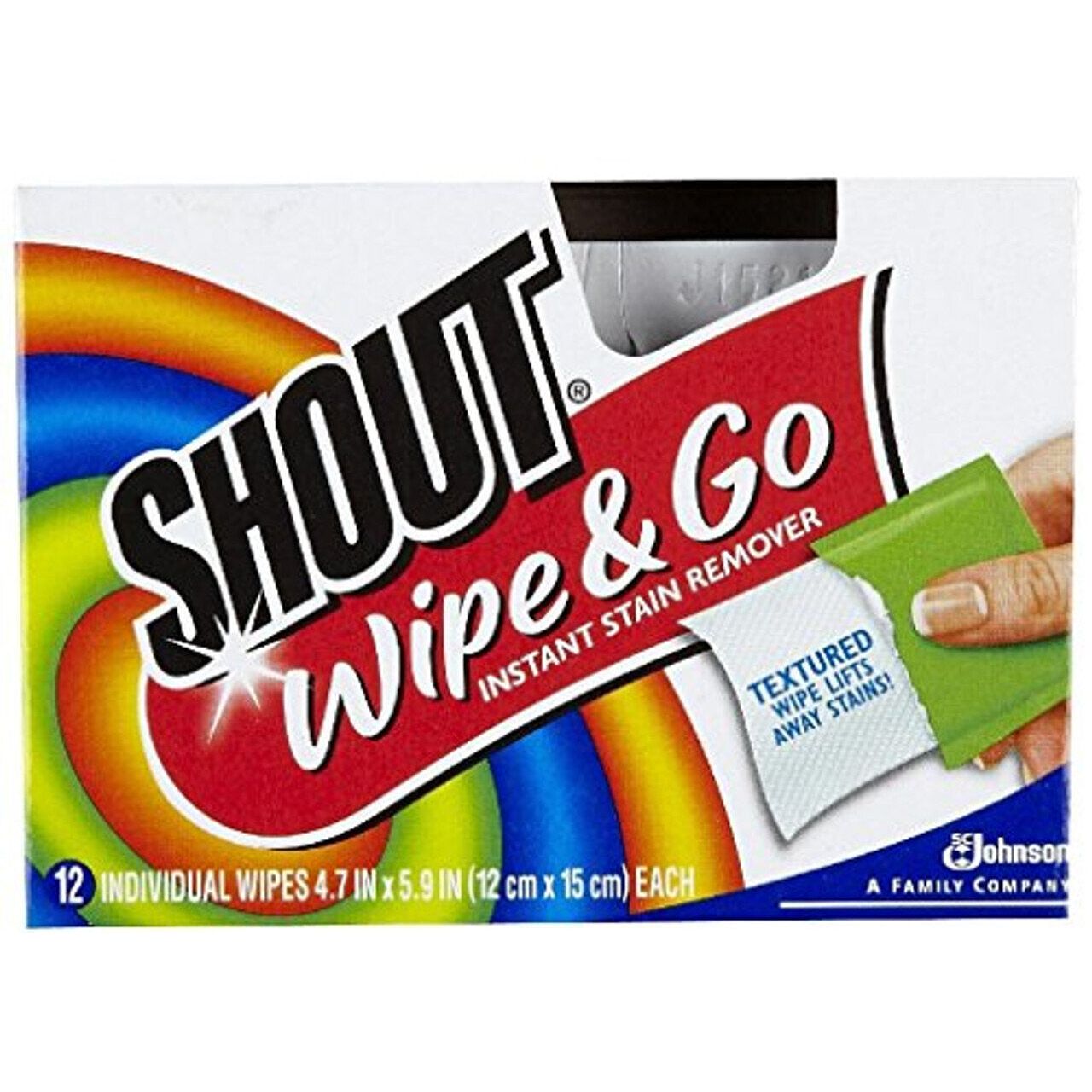 Shout Wipe - Peceta për Heqjen e Njollave të Çastit 50 copë
