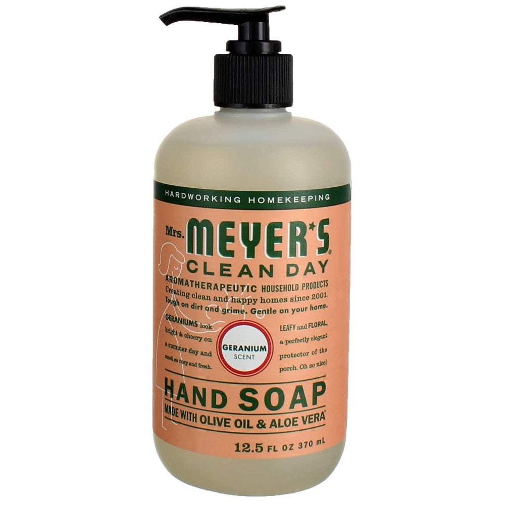 Sapuni i lëngshëm i duarve Mrs. Meyers Clean Day 13104 me aromë barbarozhe