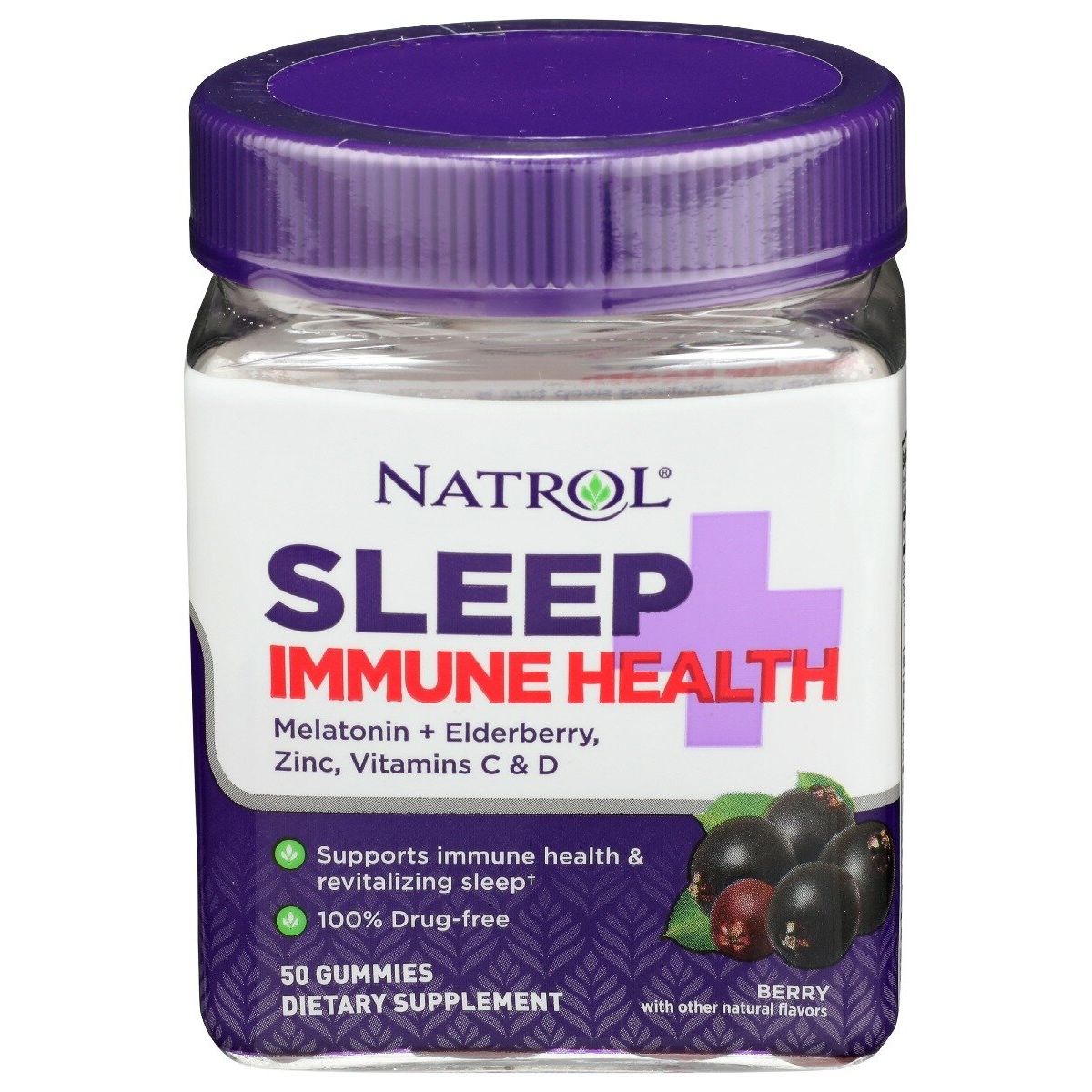 Natrol Sleep + Immune Health Gummies, Beere