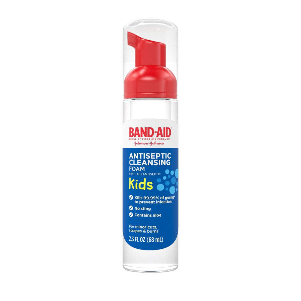 Band-Aid Erste antiseptische Reinigungsschaum für Kinder – 2,3 Oz