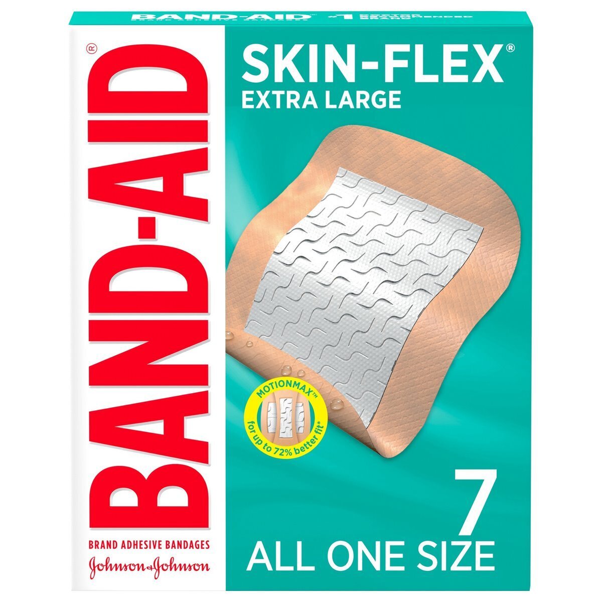 Band-Aid Skin Flex Klebeverbände Extra Groß 7St