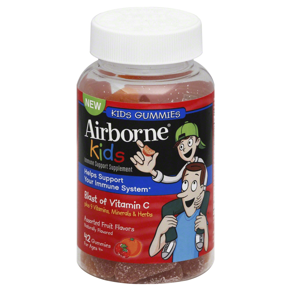 Airborne® Kids Immun-Gummibärchen – verschiedene Fruchtaromen