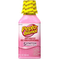 Pepto Bismol Lehtësim i 5 Simptomave Lehtësues Stomaku të Traxuar/Antidiarreal 12 Fl Oz