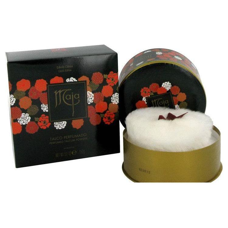 Maja Dusting Powder Talkum mit Puderquaste für Frauen 150 g