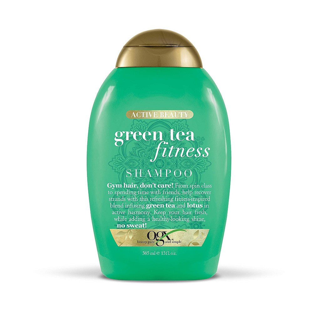 OGX Active Beauty Grüner Tee Fitness Shampoo, 385 ml