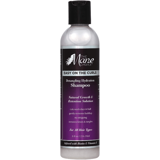 The Mane Choice Easy On The Curls Shampo Hidratues Lehtësues për Zgërryqjen 8 Oz