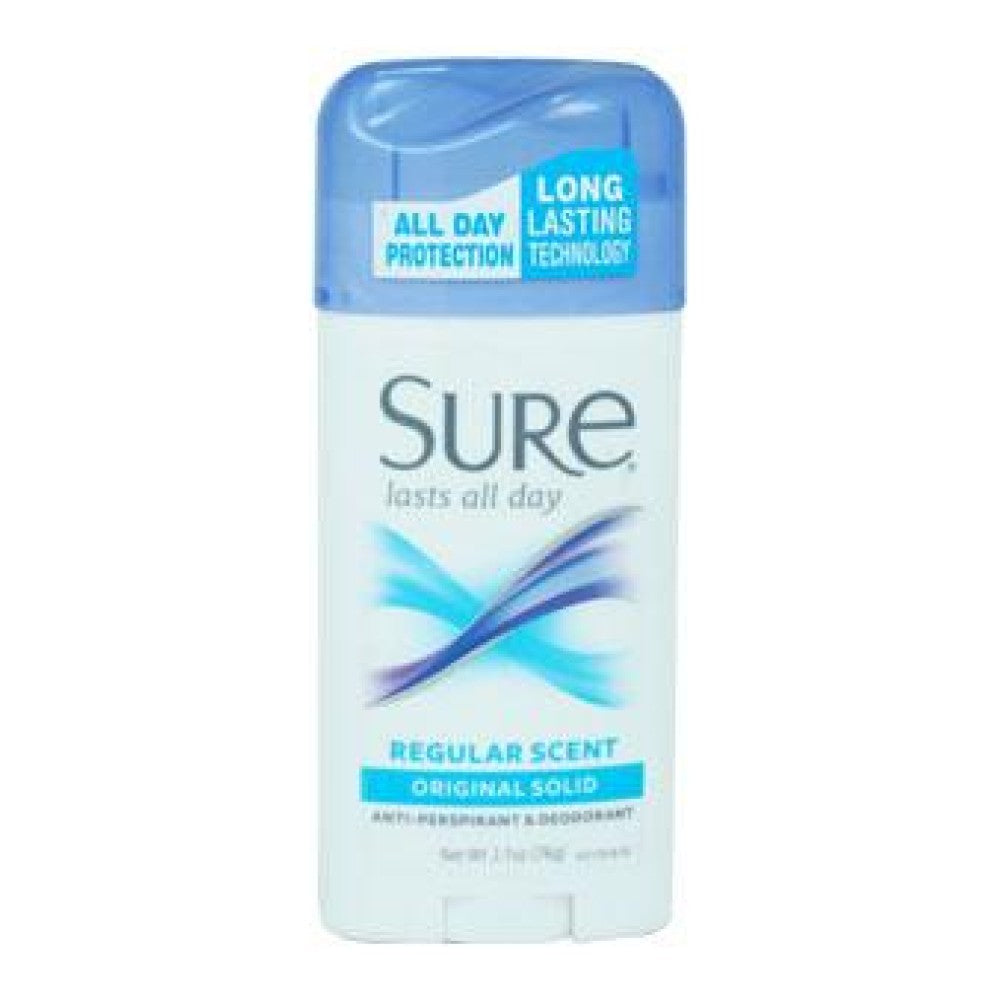 Sure Original Solid Regular Antitranspirant & Deodorant 76g Tube