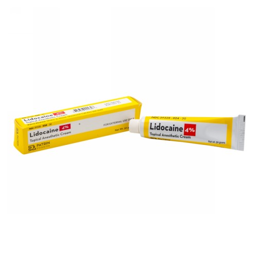 Patrin Lidocain 4% Antiseptische Creme, 30 Gramm