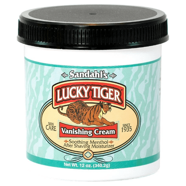 Lucky Tiger Barber Shop Krem zhdukës me mente dhe mentol 12 oz