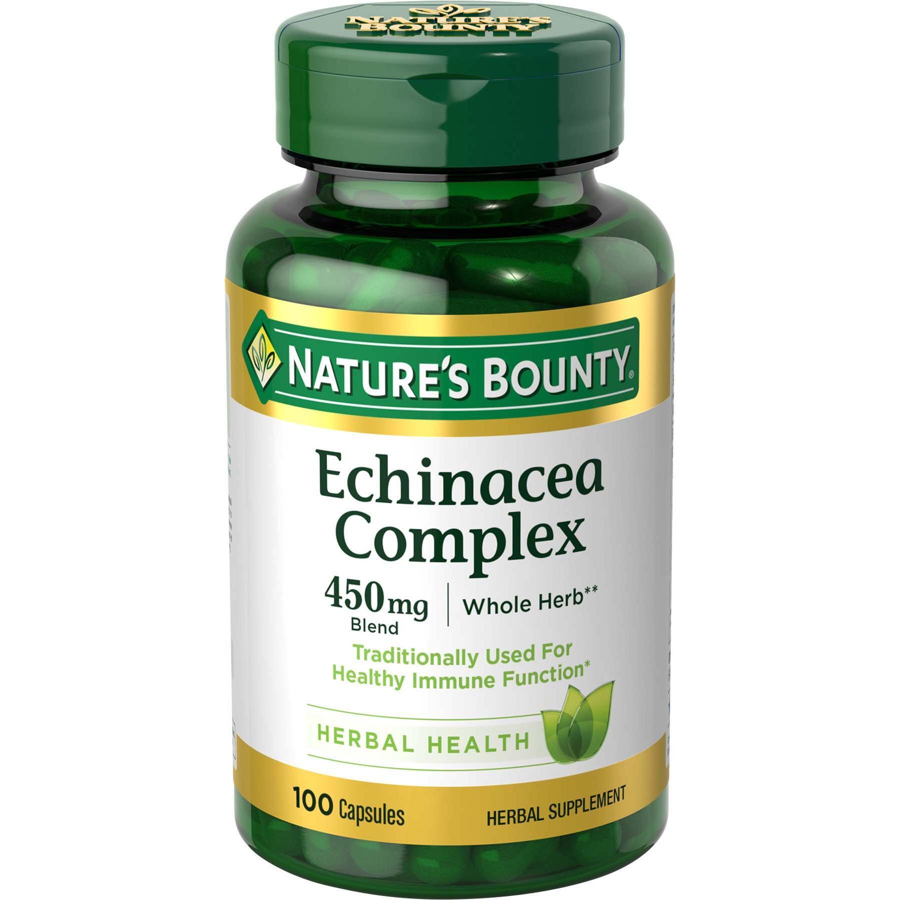 Nature's Bounty Echinacea Complex 450 mg Kapseln