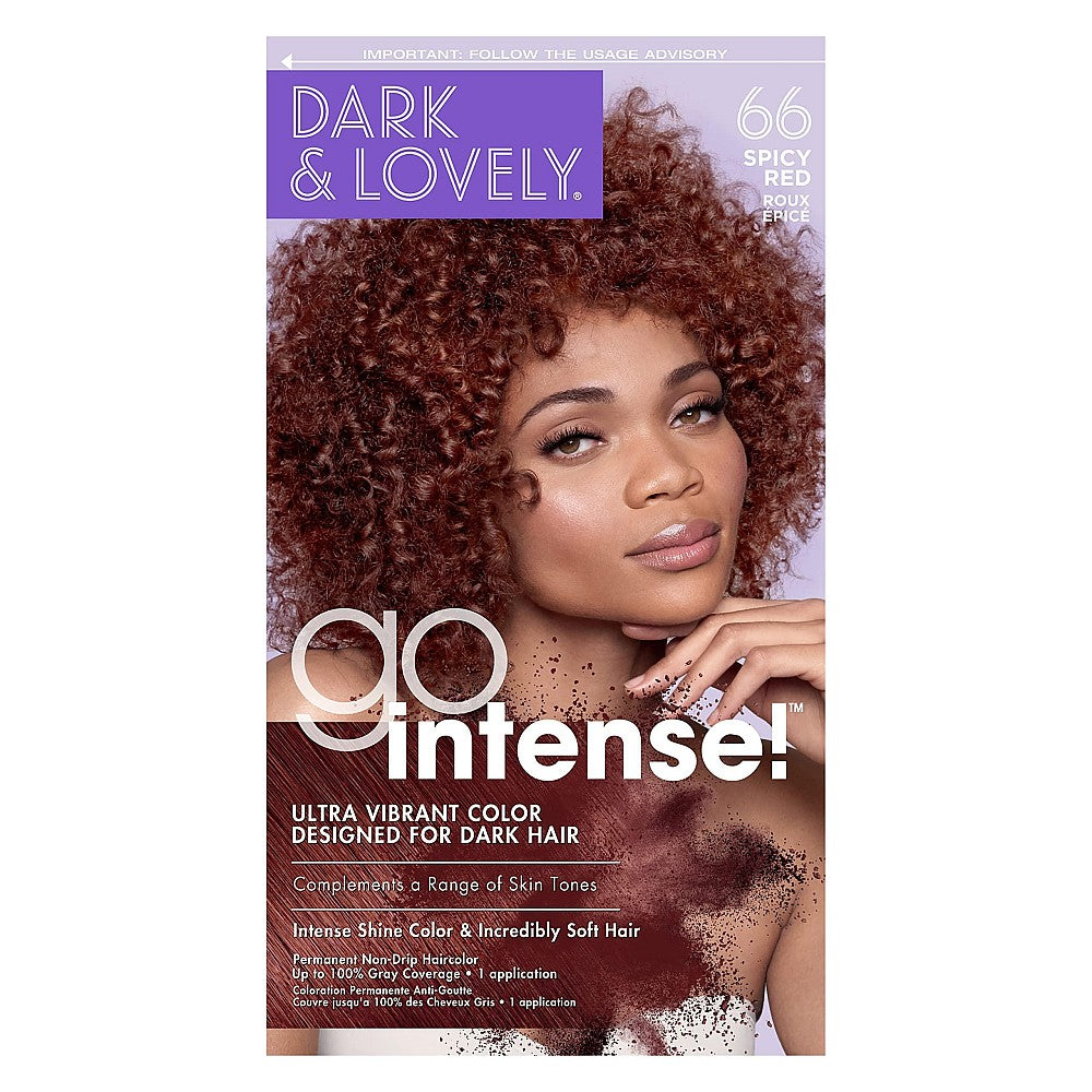 Dark and Lovely Go Intense Dauerhafte Haarfarbe Scharfes Rot 66