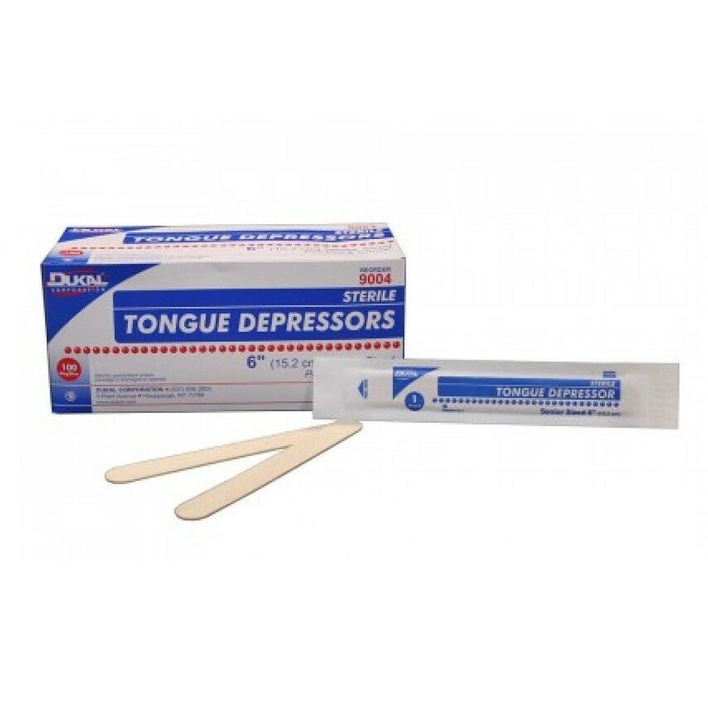 Dukal Unsterile Senior Zungenspatel 6" 100 Stk./Box