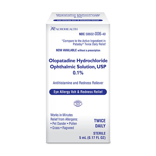 Aurohealth Olopatadinhydrochlorid-Augenlösung USP 0,1 %
