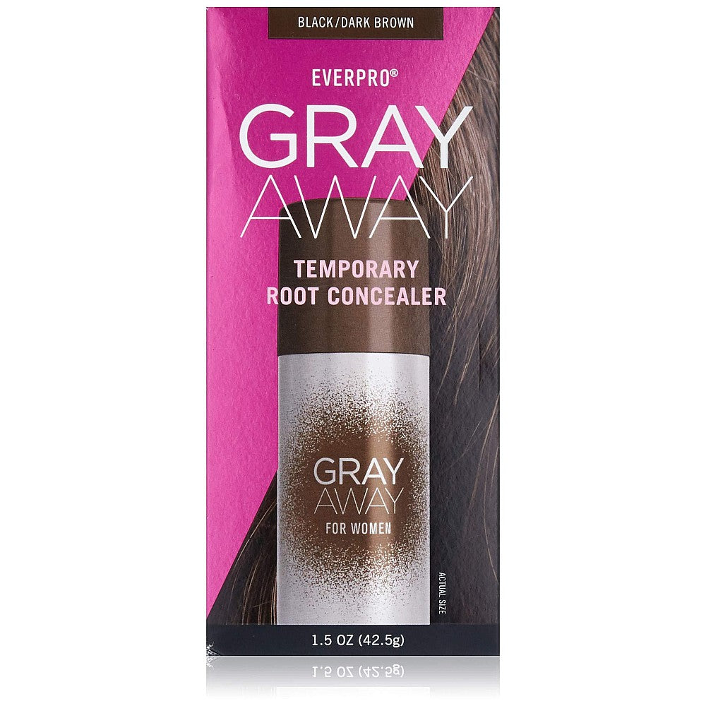 Gray Away Kaschierspray, Temporär, Schwarz/Dunkelbraun, Für Damen