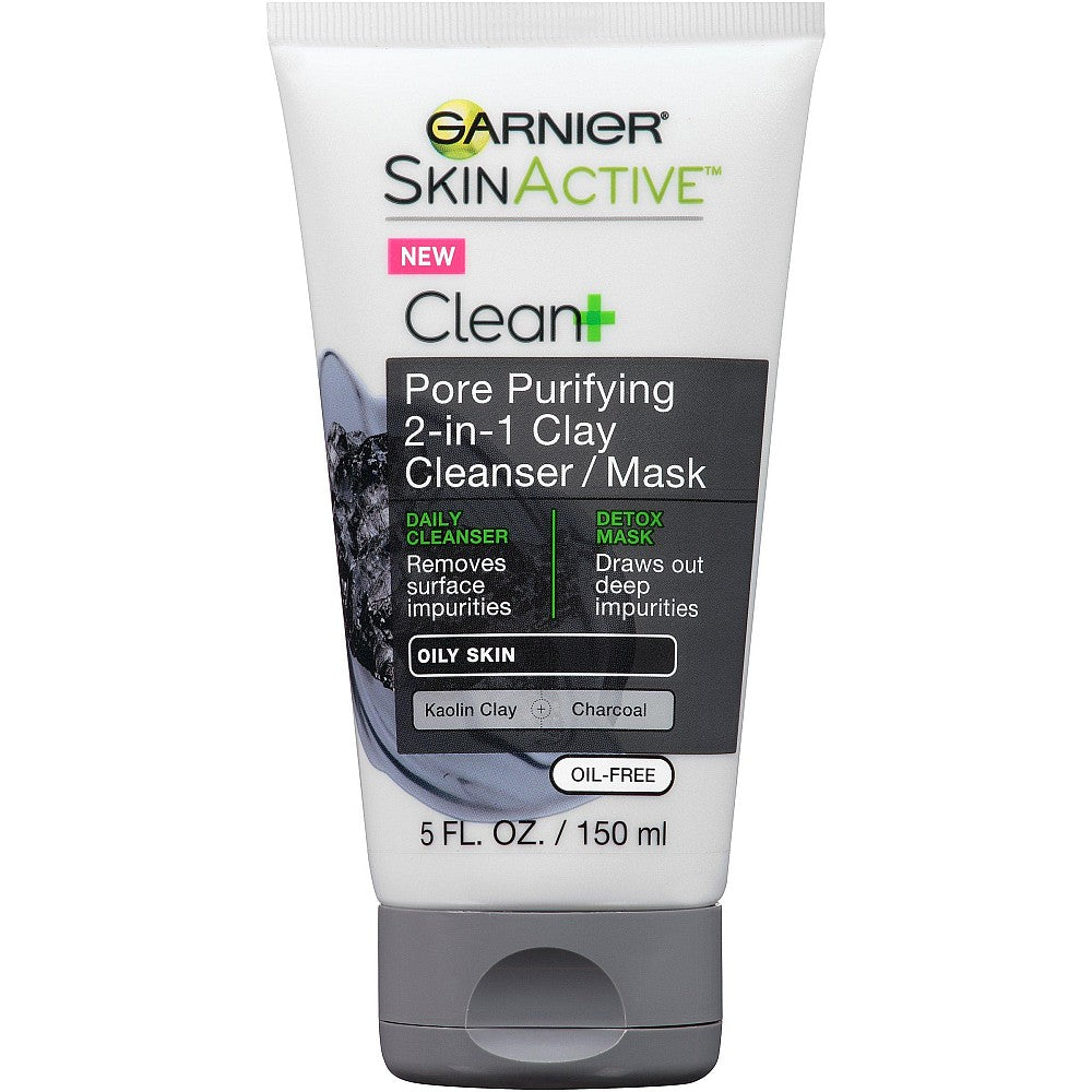 Garnier Skinactive Clean+ Porenverfeinerndes 2-in-1 Waschgel/Maske 150ml