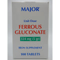 Major Eisengluconat 324 mg (5 Gr), 100 Einzeldosis-Tabletten 820555019001VL