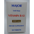 Major Vitamin B-12 1000 Mcg, 50 Unit Dose Tablets 820555006001VL