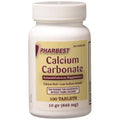 Pharbest Kalcium Karbonat 648 mg (10 Kokrra) Antiacid & Suplement Kalciumi, 100 Tableta