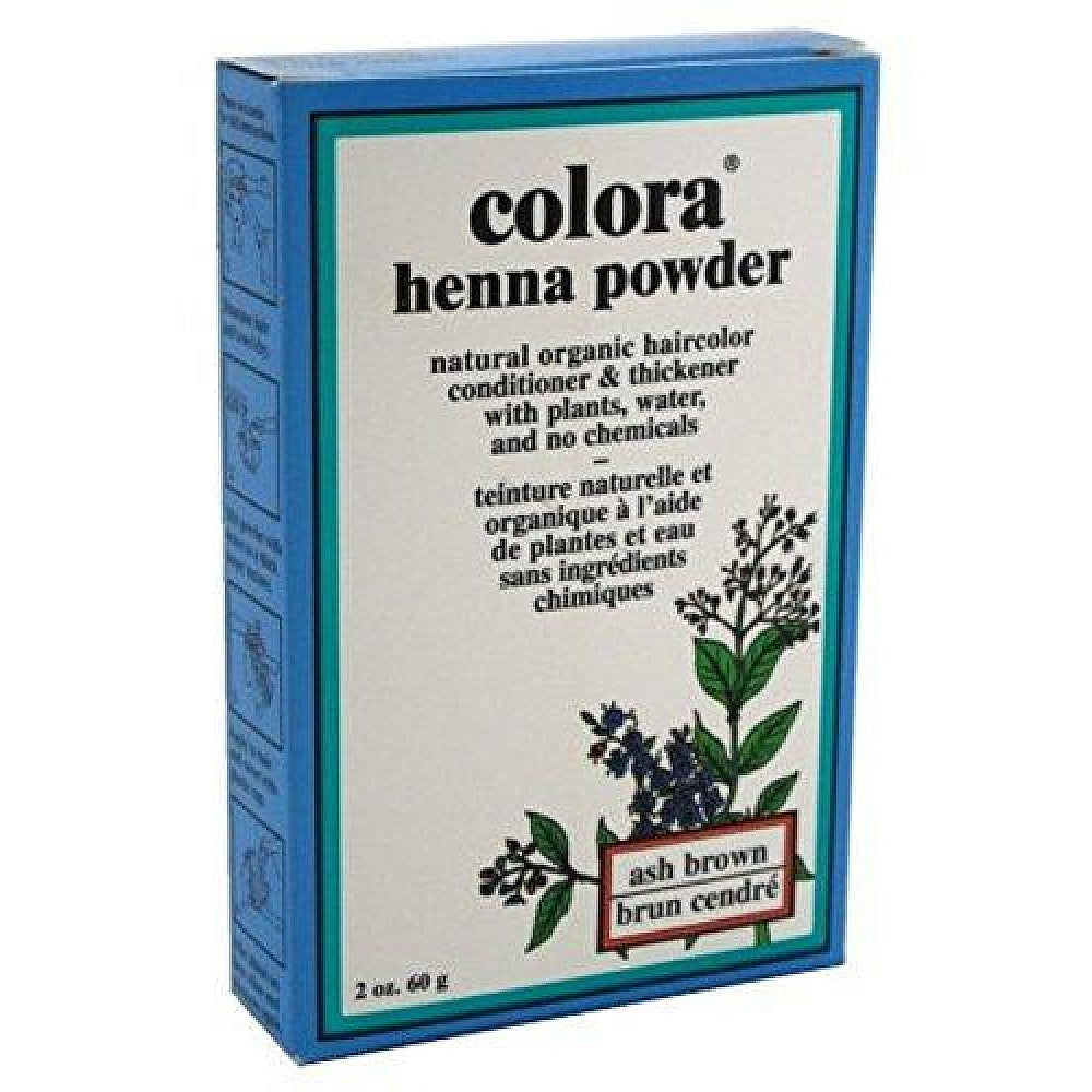 Colora Pluhur Këne Natyral Organik për Ngjyrosjen e Flokëve Kafe Hiri - 56 g