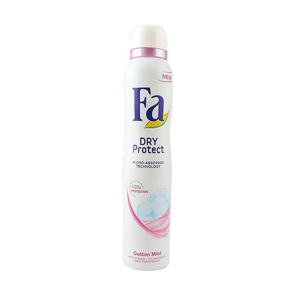 Fa Dry Protect Cotton Mist Anti-Transpirant Deo Spray 48h 200ml