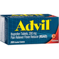 Advil Lehtësues Dhimbjesh & Ulës Temperaturash, Medikament Lehtësues Me Ibuprofen 200 Mg Për Dhimbje Koke, Shpine, Menstruale Ose Dhimbje Kyçesh, Tableta Të Veshura, Tjetër