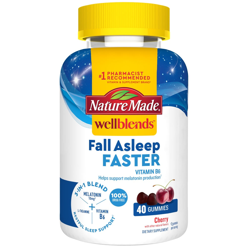 Nature Made Wellblends Cherry schneller einschlafen 40 Gummis